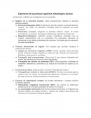 Exploración de los procesos cognitivos: metodología y técnicas