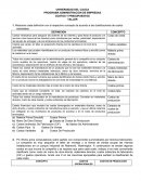 PROGRAMA ADMINISTRACION DE EMPRESAS , COSTOS Y PRESUPUESTOS