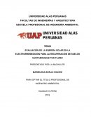 EVALUACIÓN DE LA ENERGÍA SOLAR EN LA ELECTRORREMEDICIÓN PARA LA RECUPERACIÓN DE SUELOS CONTAMINADOS POR PLOMO