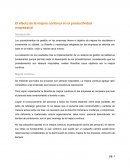 Mejora continua en productividad empresarial