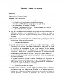 Preguntas sobre trabajo de grupos