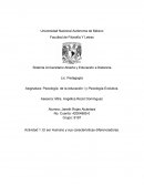 Psicología de la educación I y Psicología Evolutiva