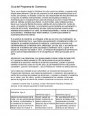 Guia del programa de Clemencia - resumen