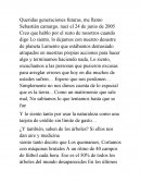 Queridas generaciones futuras...