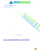 MANUAL DE OPERACIÓN Y MANTENCIÓN OBRA: Altamira Talca