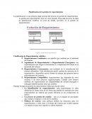 Planificación de la gestión de requerimientos Software