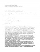 Ensayo sobre la implementacion de tratamientos de efluentes