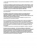 Visión del aprendizaje en la secuencia de enseñanza