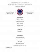 DECLARATORIA DE UTILIDAD PÚBLICA Y DESOCUPACIÓN INMEDIATA