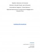 Autobiografía Académica