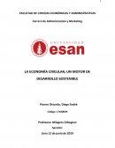 LA ECONOMÍA CIRCULAR, UN MOTOR DE DESARROLLO SOSTENIBLE