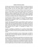 Análisis de fenómeno jurídico