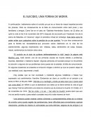El suicidio una forma de morir