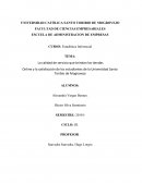 La calidad de servicio que brindan las tiendas online