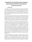 COMPARACIÓN DE DOS MÉTODOS PARA ESTIMAR LA DIGESTIBILIDAD DE ESPECIES FORRAJERAS EN CUYES