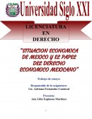 Situacion economica actual en Mexico