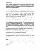 Auditoría Calificadora de Riesgos SUMMARATINGS S.A