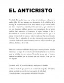 El anticristo de Friedrich Nietzsche