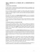 DERECHOS DE LA PERSONA ANTE LA ADMINISTRACIÓN DE JUSTICIA