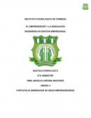 PORTAFOLIO GENERADOR DE IDEAS EMPRENDEDORAS