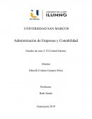 Administración de Empresas y Contabilidad Estudio de caso 2: El Control Interno