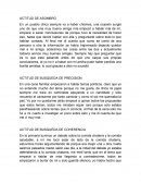 Ejemplos de actitudes