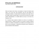La ética empresarial como fuente de ventajas competitivas