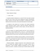 Trabajo: Inteligencias míltuples