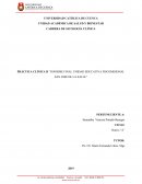 PRÁCTICA CLÍNICA II “INFORME FINAL UNIDAD EDUCATIVA FISCOMISIONAL SAN JOSÉ DE LA SALLE”