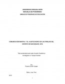 COMUNICACIÓN MARITAL Y EL AJUSTE DIADICO EN LAS PAREJAS DEL DISTRITO DE SAN IGNACIO, 2016
