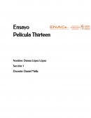 Ensayo Pelicula Thirteen