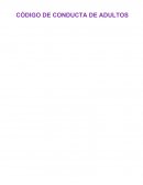 CÓDIGO DE CONDUCTA DE ADULTOS