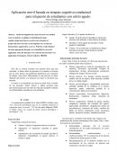 Aplicación móvil basada en terapias cognitiva-conductual para relajación de estudiantes con estrés agudo.