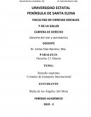 Derecho marítimo Contrato de transporte Internacional