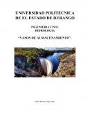 HIDROLOGIA “VASOS DE ALMACENAMIENTO”