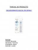 PARCIAL DE PRODUCTO DESODORANTE BUCAL EN SPRAY