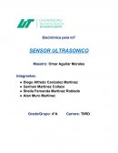 Electrónica para IoT SENSOR ULTRASONICO