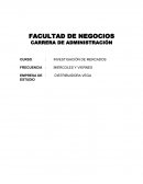 INVESTIGACIÓN DE MERCADO - MUESTREO