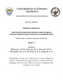 Determinación experimental del tipo de enlace de algunas sustancias mediante la determinación de sus propiedades físicas