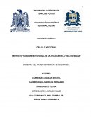 PROYECTO “FUNCIONES VECTORIALES APLICADAS EN LA VIDA COTIDIANA”