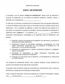 Carta intencion modelo de alianza mercantil