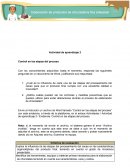 Actividad de aprendizaje 2 Control en las etapas del proceso