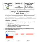Evaluación de Comprensión lectora: “La luna contenta”