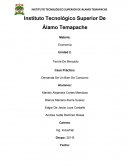 Teoría De Mercado Caso Práctico: Demanda De Un Bien De Consumo