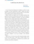 La democracia mas allá del voto