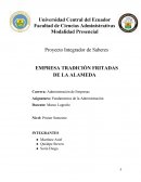 EMPRESA TRADICIÒN FRITADAS DE LA ALAMEDA