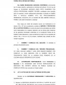 Reclamación de Amparo por la violación del procedimiento natural en la causa 76/2019
