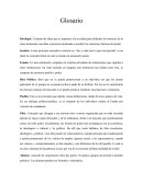 Glosario politico