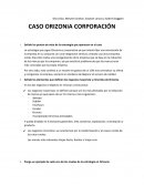 CASO ORIZONIA CORPORACIÓN