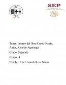 Ensayo del libro Crono-Nauta, Autor, Ricardo Aguinaga